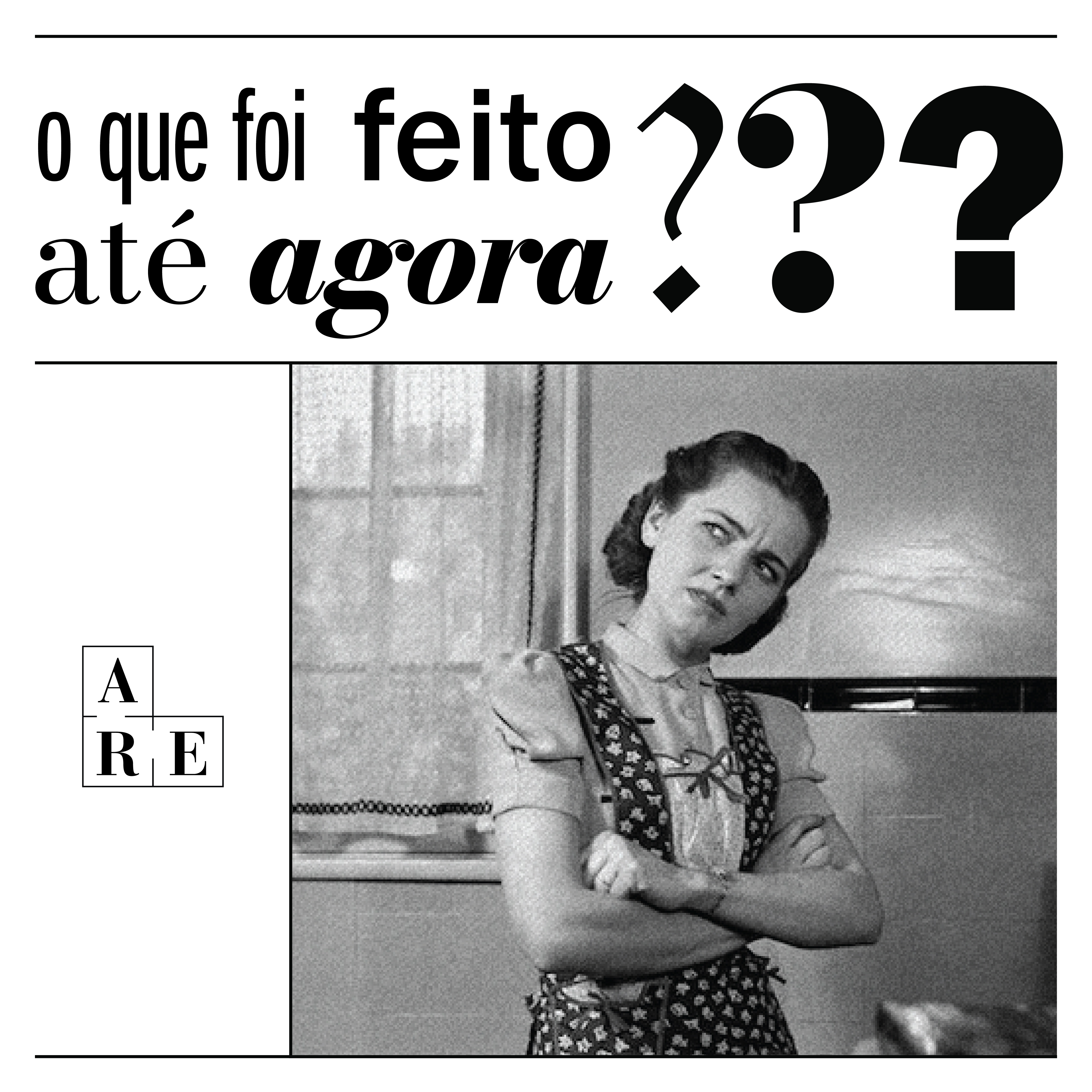 Black and white Instagram shwoing ARE's previous and current work.