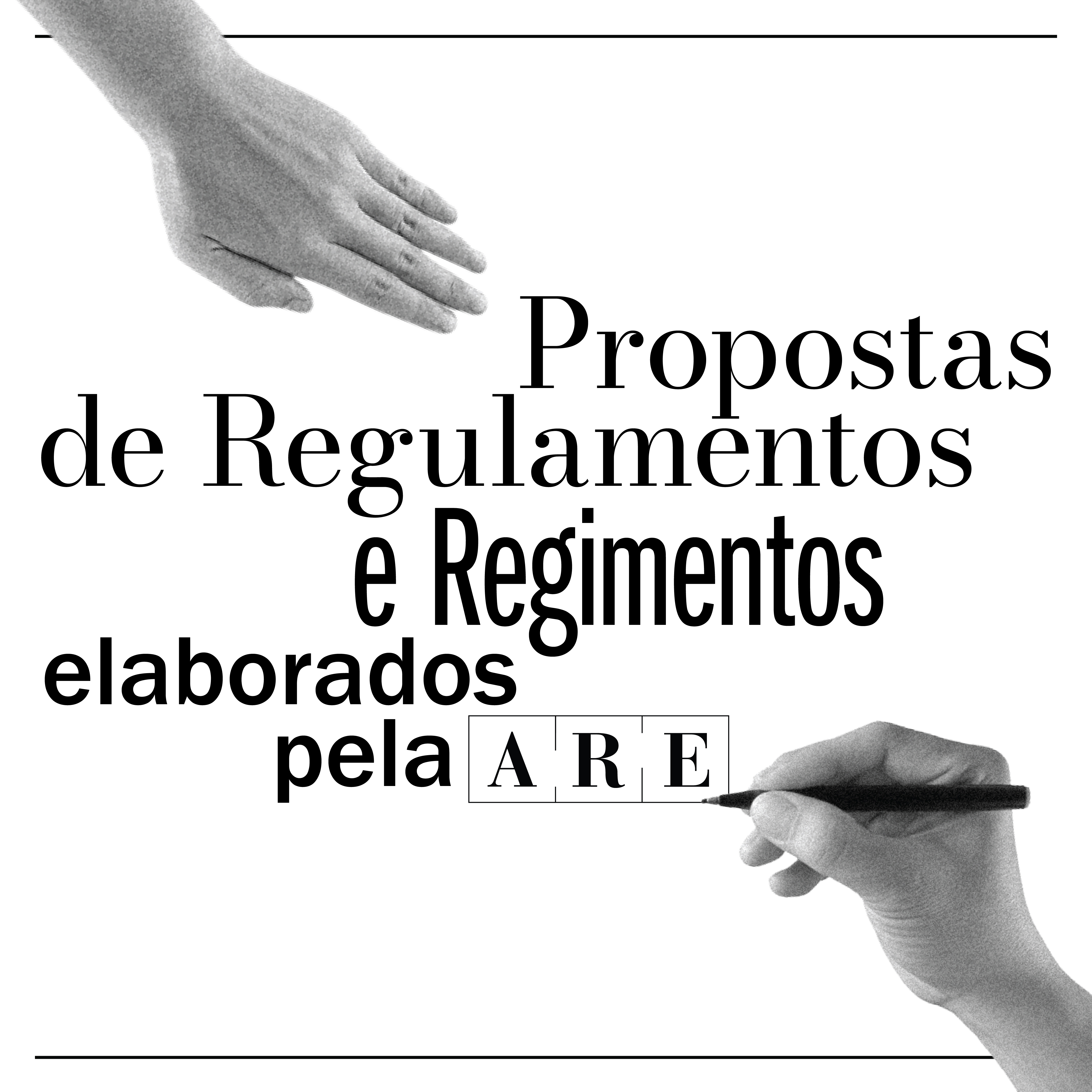 Black and white Instagram post showcasing ARE's proposals.