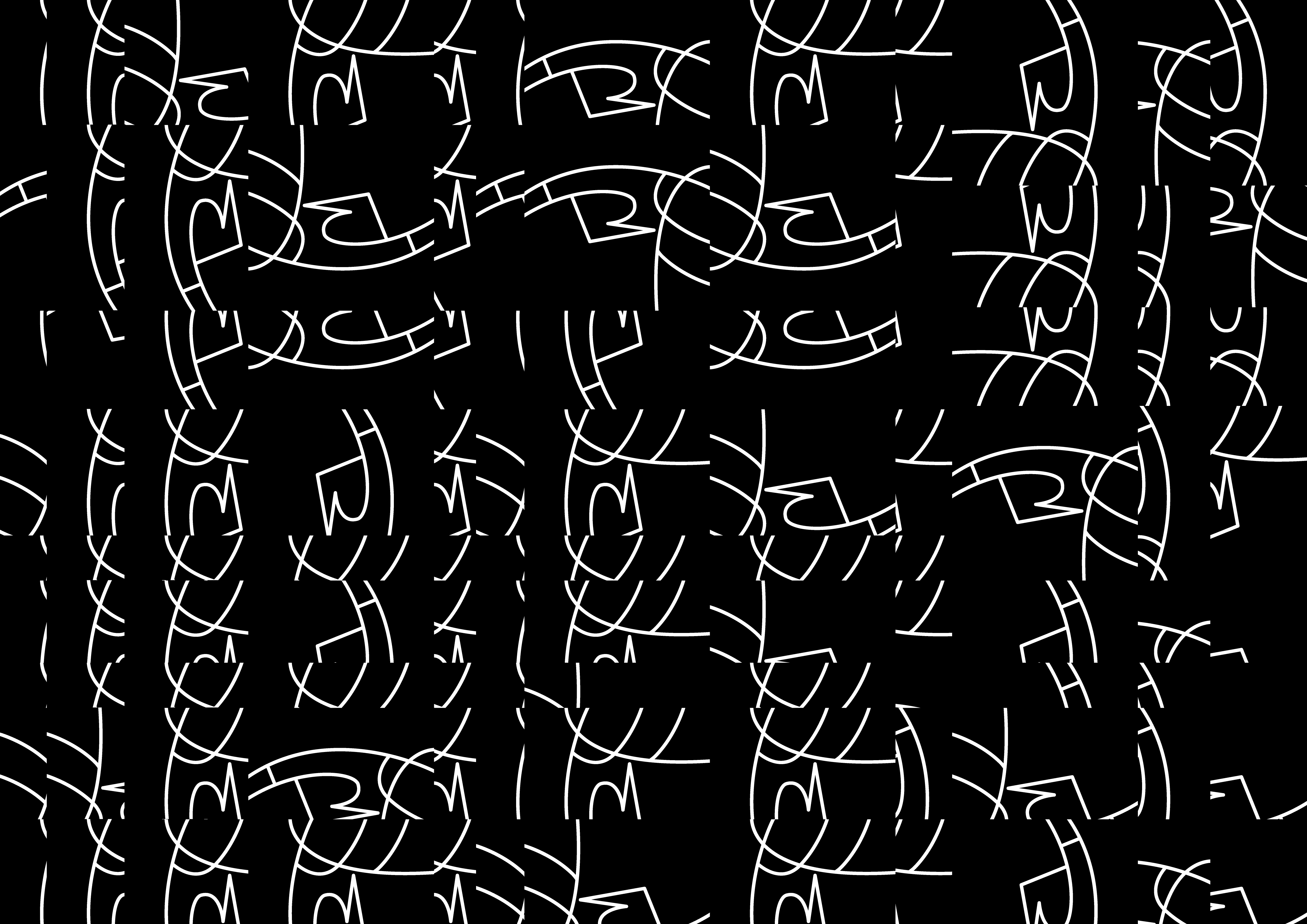 Abstract pattern in black and white.